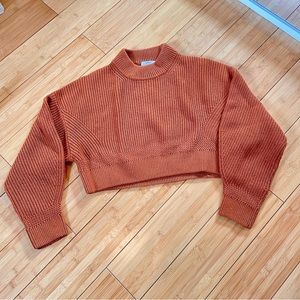 & Other Stories cropped mock-neck sweater